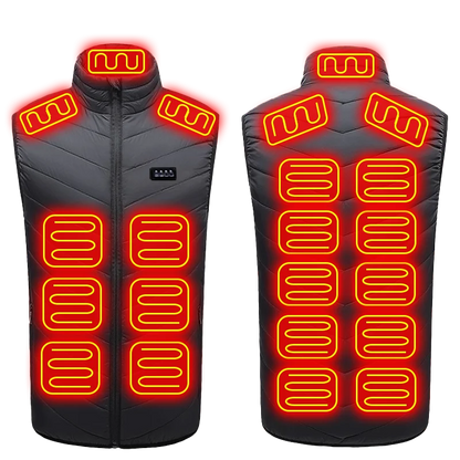 Heated Vest with 21 Heating Pads - Winter Warmth in Seconds