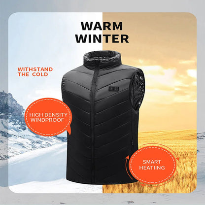 Heated Vest with 21 Heating Pads - Winter Warmth in Seconds