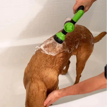 Adjustable Pet Wash Sprayer – Foam & Rinse Hose Attachment for Dogs
