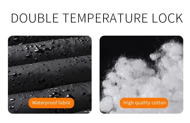 Men Heated Jacket USB Electric Heated Coat - Hunting Hiking Camping Outdoor Skiing (Power Source Sold Separately)