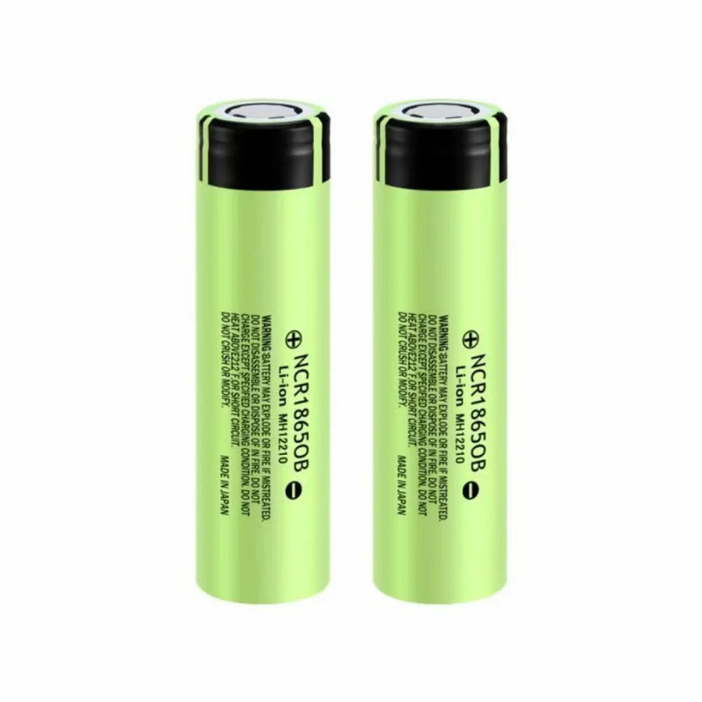 Panasonic 18650 Rechargeable Batteries - Premium 3400mAh (4-20 Pack Options)