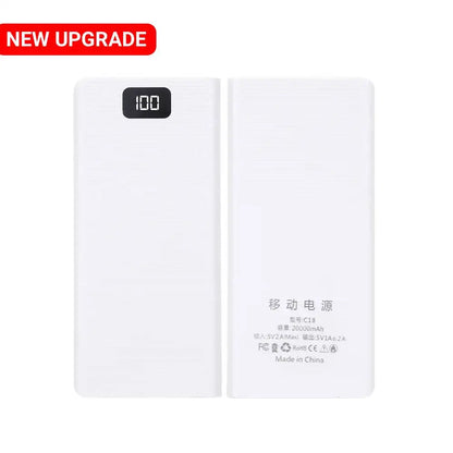DIY 8*18650 Battery Power Bank A.O Case Charge Storage Box 5V Dual USB Type C Battery Holder Box PD QC3.0 Fast Charge For SmartPhone